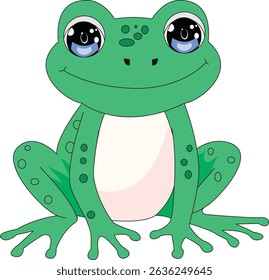 Cartoon Frog Vector Animal Mascot