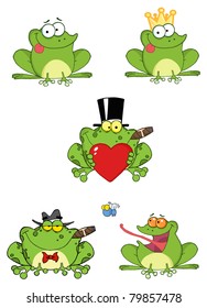 Cartoon Frogs-Vector Collection