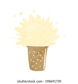 cartoon frothy beer