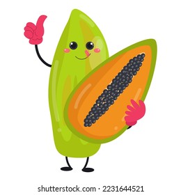 Cartoon Fruit Characters suitable for children's clothing designs