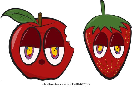 Cartoon Fruit Fruits