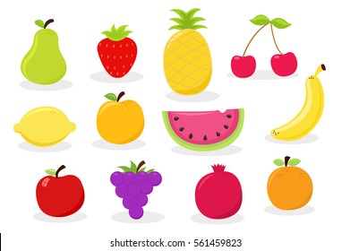 Cartoon Fruit Set