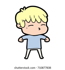 cartoon frustrated man