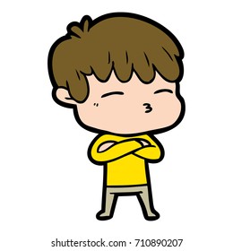 cartoon frustrated man
