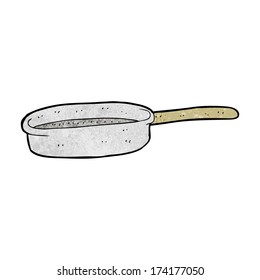 sartén de caricatura