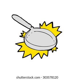cartoon frying pan