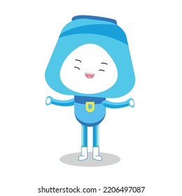 Cartoon fun illustration cartoon. Vector clip art illustration with simple. Each on a separate layer