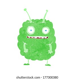 cartoon funny alien monster