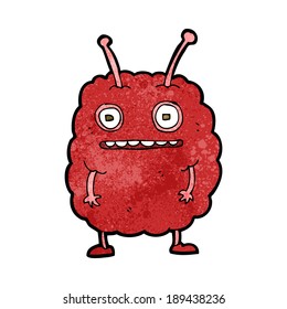 cartoon funny alien monster