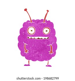 cartoon funny alien monster