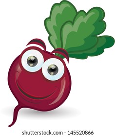 Cartoon funny beets