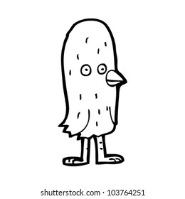 cartoon funny bird