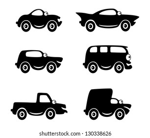 Cartoon funny car