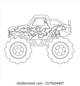 693 Monster Truck Simple Images, Stock Photos & Vectors | Shutterstock