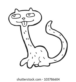 cartoon funny cat