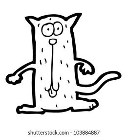 cartoon funny cat