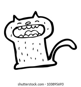 cartoon funny cat