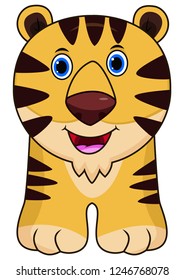 Cartoon funny cheetah