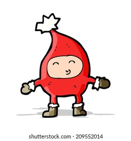 cartoon funny christmas character