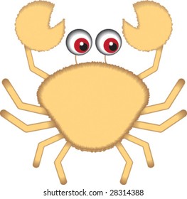 cartoon funny crab