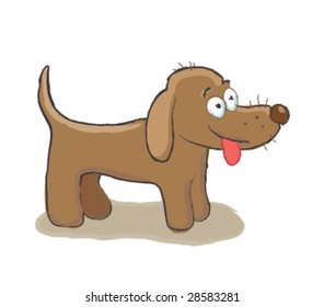 Cartoon funny dog