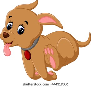 Cartoon funny dog