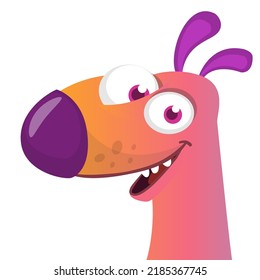 Cartoon funny dog breed Jack Russel. Vector illustration isolated