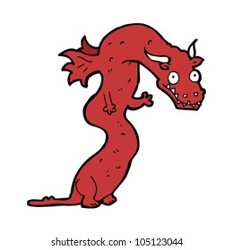 cartoon funny dragon