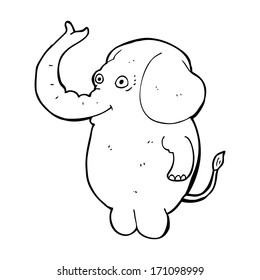 cartoon funny elephant