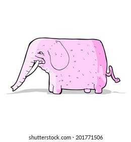 elefante divertido de caricatura