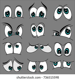 Cartoon Funny Eyes