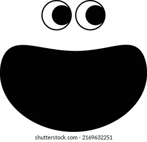 Cartoon Funny Face Vector Expression