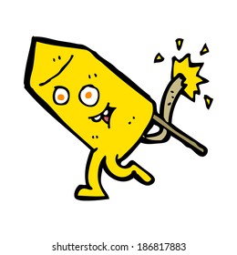 cartoon funny firework character