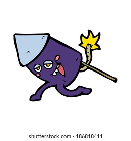 cartoon funny firework character