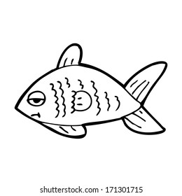 cartoon funny fish