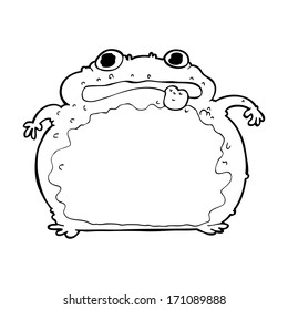 cartoon funny frog