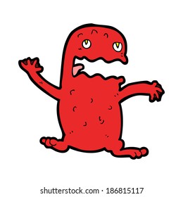 cartoon funny frog