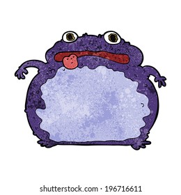 cartoon funny frog