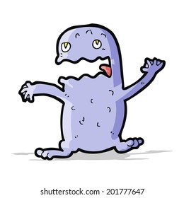 cartoon funny frog