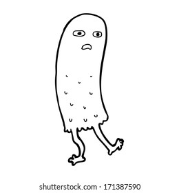 cartoon funny ghost