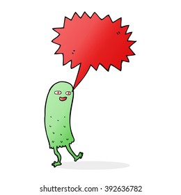 cartoon funny ghost with speech bubble