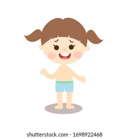 cartoon funny kids character vector