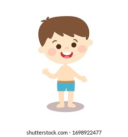cartoon funny kids character vector