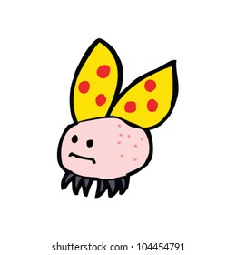 cartoon funny ladybird