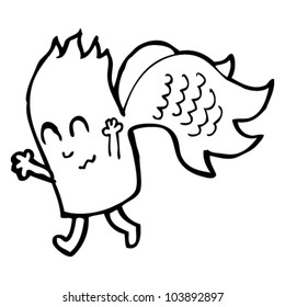 cartoon funny magical creature