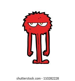 monstruo gracioso de dibujos animados