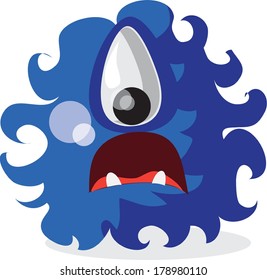 Cartoon funny monster