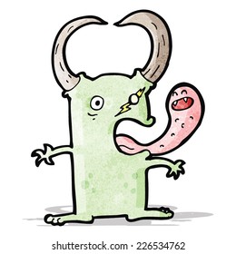 cartoon funny monster