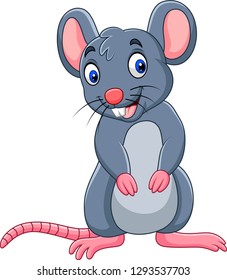 Cartoon funny mouse