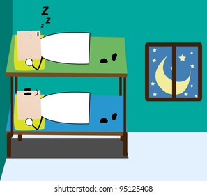 cartoon funny night's rest day